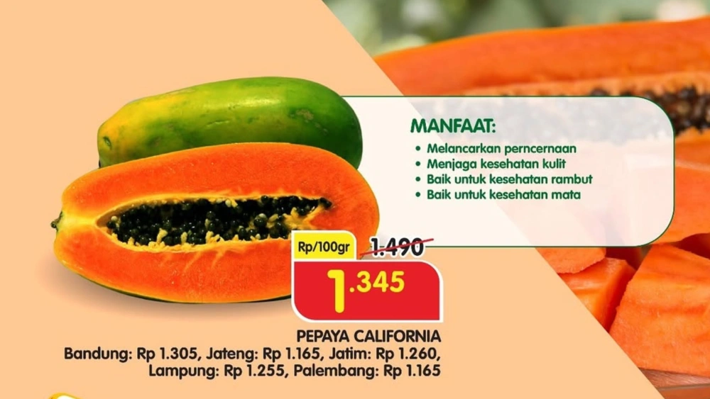 Promo Buah 22 Oktober  2025. (Ig Superindo)